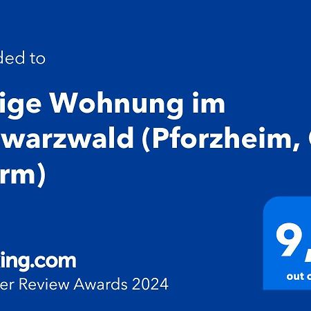Ruhige Wohnung Im Schwarzwald Пфорцхайм Екстериор снимка